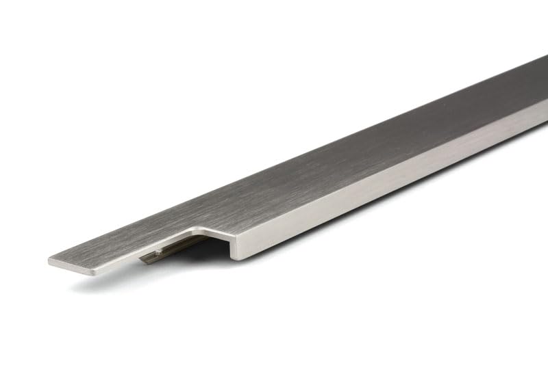 Poignée de meuble aluminium Ramara look inox brossé pour design épuré