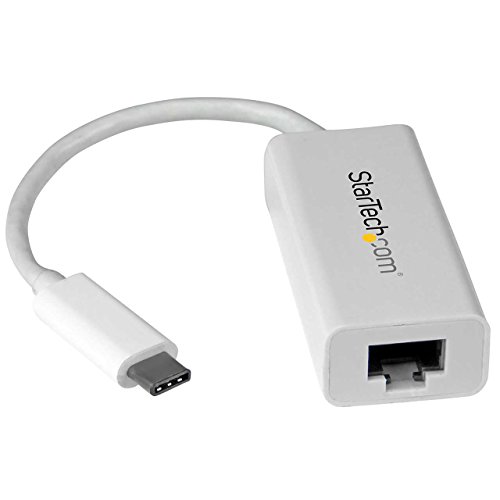 Ya en manzanajugosa.com: StarTech.com Adaptador de Red Ethernet Gigabit USB-C, Blanco, Compatible con Puertos Thunderbolt 3, Windows y Mac, Adaptador de Red LAN Externo USB Tipo C a RJ45 (US1GC30W)