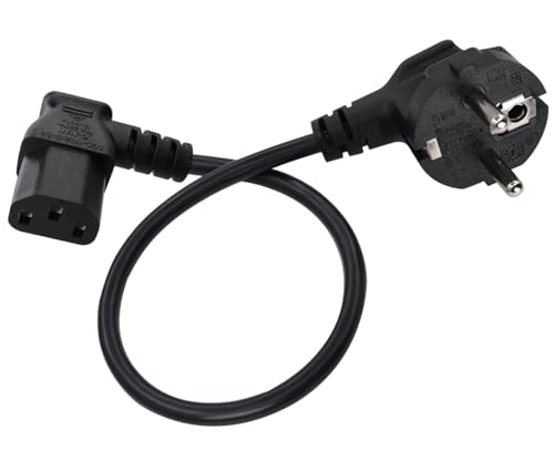 FSKE® IEC 320 C13 Cable De Alimentación, EUR Enchufe A 2xC13 Y Splitter Power Cord, 10A 250V Para PC Monitores, Computadora, TV, Impresora, Proyector, 3 Metros