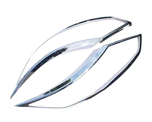 Enjoliveurs de phares avant chromés ABS Nissan Qashqai J11 accessoires tuning 19-23