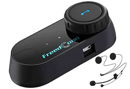 FreedConn Auricolare Bluetooth per casco da moto, TCOM VB 2-Way 800M Sistemi di comunicazione...