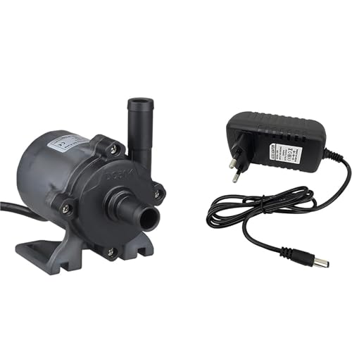 Bomba de presión para ducha sin ruido con motor sin escobillas 24V y adaptador para España