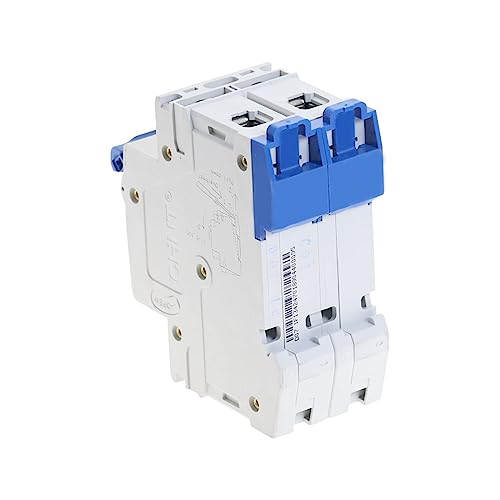Disyuntor MCB 16A 400V magnetotérmico tipo C 2 polos 6KA interruptor automático NB1-63 lote de 10 5