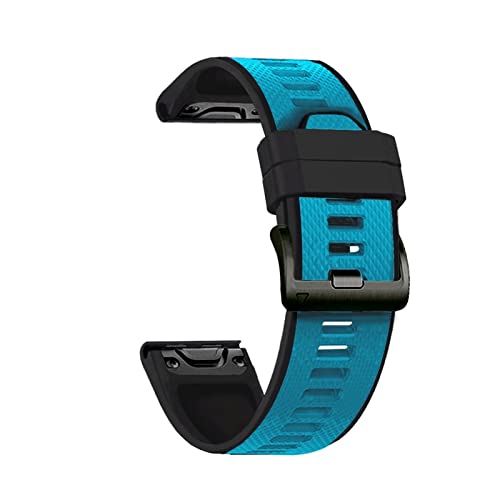 Bracelet Easyfit 26mm pour Garmin Fenix 6X 5X 3 HR en silicone durable