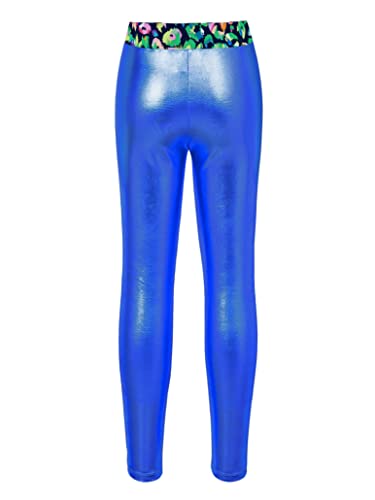 Shinsto Kids Girls Shiny Metallic Leggings Dance Pants Gymnastics Stretch Footless Tights Yoga Pants2