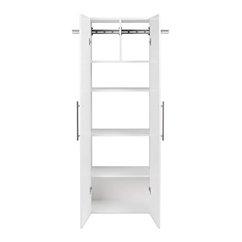 Image of Prepac HangUps 24 inch Large Garage Cabinet, Bathroom Cabinet Wall Mount, Ideal for Garage, Kitchen and Laundry Organization 24 inch W x 72 inch H x 12 inch D, White