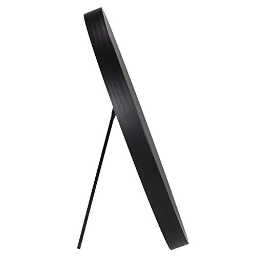 Malden International Designs Classic Oval Black Wood Picture Frame, 5X7, Black #TOP3