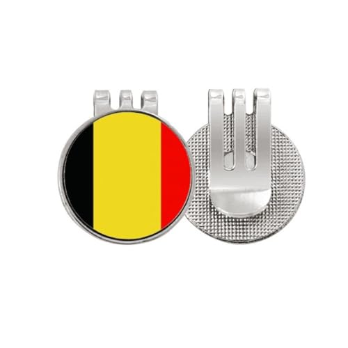 Marqueur de balle de golf drapeau Belgique Union Européenne idée cadeau idéale pour golfeur
