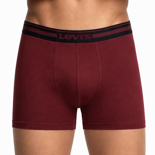 Image of Levi's 003 Classic Trunk for Men | 100% Pure Cotton | Solid | Durable Comfort | Breathable Men's Underwear | Anti-Roll Waistband | Extra Supportive Gusset | No Ride-Up Leg Fit | Pack of 1