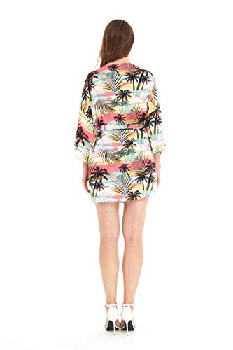 Image of Women's Hawaiian Open Front Kimono Top Signature Prints | Open Front Design; Lightweight Rayon; Signature Tropical Prints; Relaxed Fit; Resort Vacation Style