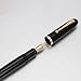 Jinhao 9016 Fountain Pen Medium Heartbeat Point, Dadao Series Black Acrylic with Large Converter for Writing