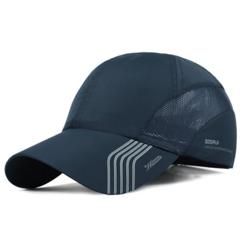 Croogo Quick Drying Sun Hat UPF 50+ Baseball Cap Summer UV Protection Outdoor Cap Men Women Sport Cap Hat, Dark Blue, One size