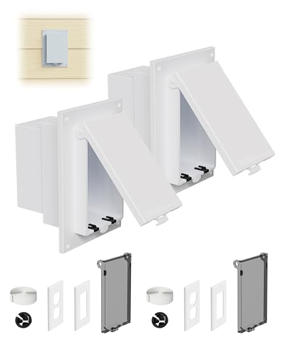 Boîte de prise extérieure non métallique encastrée : stop aux infiltrations