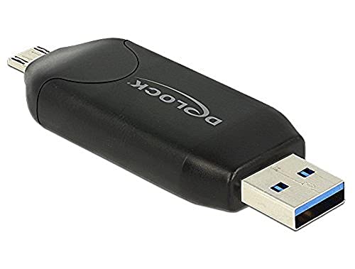DeLock 91734 Lecteur de multicarte USB 2.0 Noir