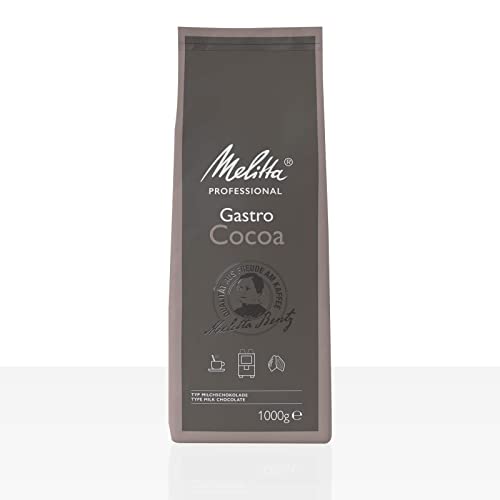 Melitta Kakao für Kaffee-Vollautomaten, Zubereitung mit Wasser oder Milch, Glutenfrei, 1 kg