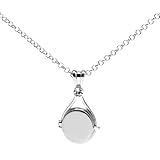 VAEIORP 1 Pcs Collana in Acciaio Inossidabile con Ciondolo Sirena, Medaglione Mermaid H2O,...