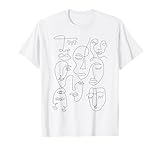 Lineart Gesichter Abstrakte Kunst Line Art DEILLUM