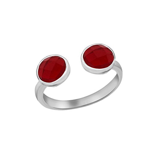 Bague argent 925 anti-allergie Tuscany Silver en verre résistant T54