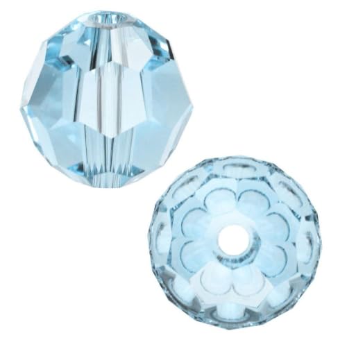 Lot de 100 perles rondes à facettes Adab