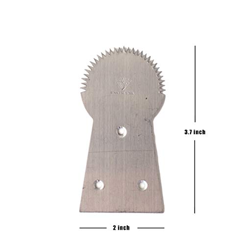 Nutta Coconut Scraper Shredder Thai Teeth Tool Stainless Steel Grater Kitchen Free 3 Screws #TOP1