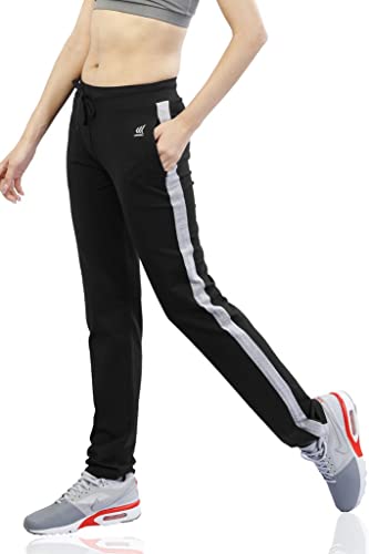 Image of Women's Cotton Running Track Pant with Zipper Pockets