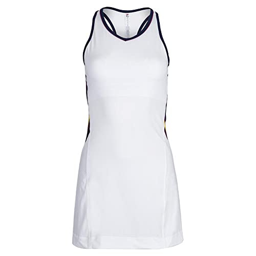 Fila Women`s Heritage Racerback Tennis Dress White