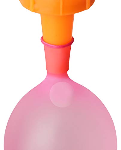 Shopping Hero Planschbecken 122x25cm von Bestway, 3 aufblasbare Ringe, für Kinder ab 2 Jahren, inkl. 100 selbstschließenden Wasserbomben, weicher Boden, für Garten, Balkon, Terrasse (Rot)