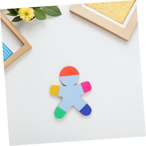 DEEPCRAFF 3pcs Human Shaped 5-in-1 Fluorescent Highlighter Pen with Plastic Body, Lightweight Design for Efficient Line Highlighting, Cute Cartoon Style Marker for Journaling and Office Use - Image 7