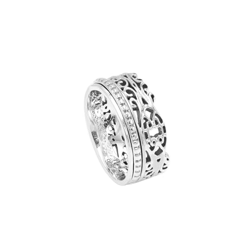 Bague tournante en argent 925 femme taille 6 à 12
