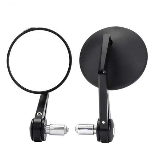 Espejos retrovisores moto CNC de 22 mm para manillar de Kawasaki y Yamaha con diseño universal
