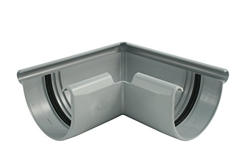 Preisvergleich Produktbild MARLEY Außenecke halbrund RG 75, grau