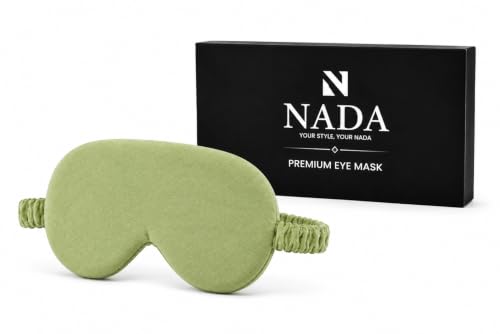 Image of Eye Mask for Sleeping for Women, Velvet Super Soft Sleep Mask Blind Fold for Comfortable Sleep, Travelling, Meditation & Relaxation, Eye Pad for Girls, Blind Fold for Sleeping - Green (Pack of 1)