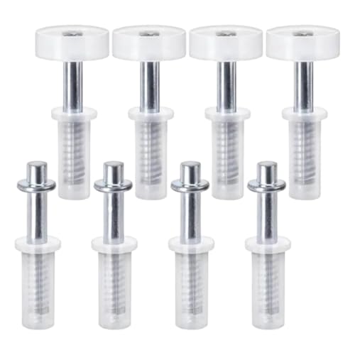 Rueda guíapara puerta plegable superior Bi-Fold Door Top Roller Kit 12 piezas para reparación de puerta de ducha, armario o gabinete