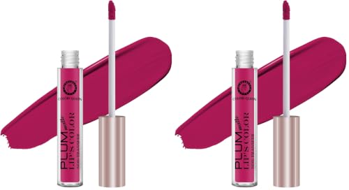 Image of Colors Queen Plum Matte Non Transfer, Water Proof, Liquid Lipstick, (25 - Pink Tease, 7ml) (Pack of 2)