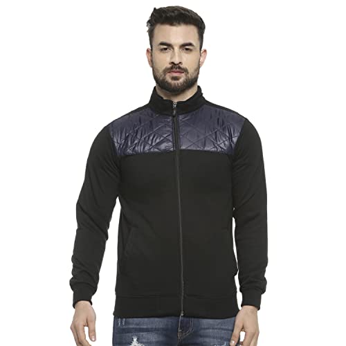 Image of Campus Sutra Cotton Blend Men Standard Length Jacket