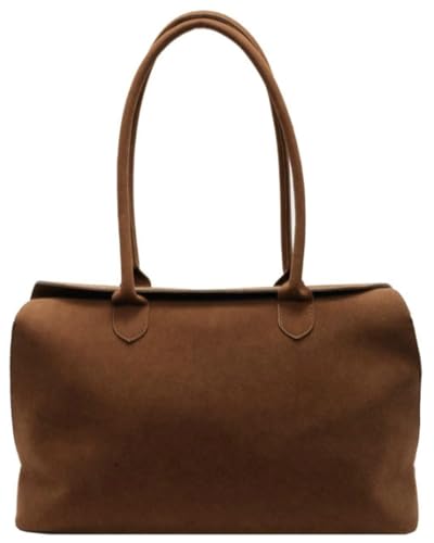 Solid Warm Winter Suede Underarm Bag Simple Large Capacity Shoulder Bags Outdoor Practical Tote Bag for Women 2025