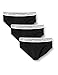 Produktbild Calvin Klein Herren 3er-Pack Slips Hip Brief 3 PK mit Stretch, Black W/ White Wb, L