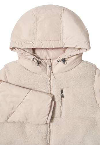Chaqueta de peluche Cecil 2005475 con textura mixta para mujer 5