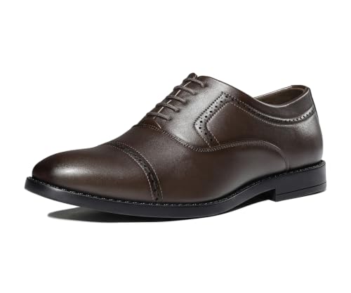 Image of LOUIS STITCH Men's Formal Lace-Up Oxford Shoes | Formal Lace-Up Shoes for Men | Business & Occasion Wear | LSVSOX-1