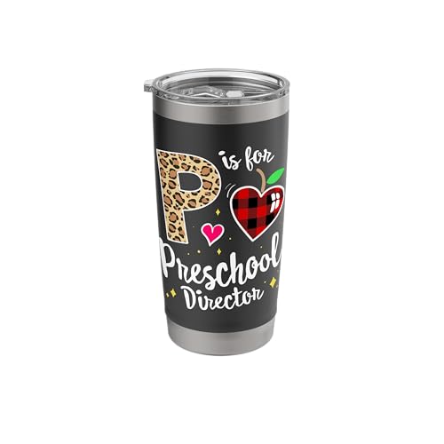 Preschool Director Back to School Daycare Appreciation Thank Stainless Steel Insulated Tumbler
