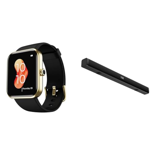 Image of boAt Xtend Smart Watch with Alexa Built-in, 1.69 inch HD Display, Multiple Watch Faces, Stress Monitor,