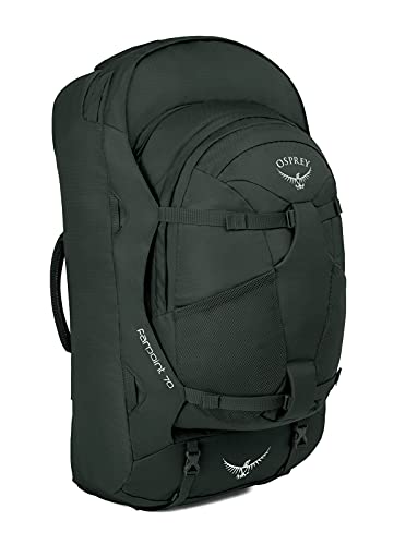 Osprey Farpoint 70 Men's Travel Backpack, Volcanic Grey, Small/Medium