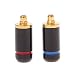 Produktbild JUNESUN 1 Paar Schwarz/Silber 3,2mm DIY Kopfhörerstecker Stecker Für MMCX SE535 UE900