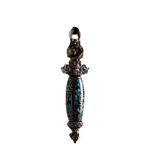 Bijoux tendance homme avec pendentif Vajra rétro bouddhiste