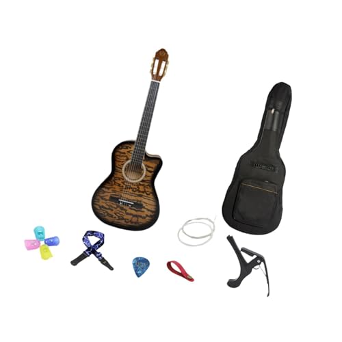 Akustikgitarre, Konzertgitarre, 6 Nylonsaiten, Vintage, Fichtengi...