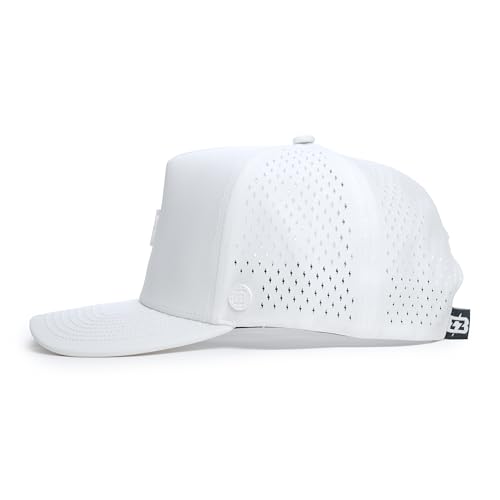 Image of BRIMZ Golf Performance Hat - Tee Holder & Magnetic Brim - Breathable Sweat & Water Resistant Golfing Snapback Cap