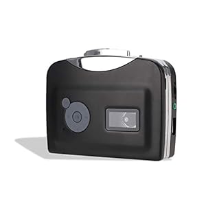 Draagbare USB Cassette naar MP3 Converter, Handheld Cassette Signaal Converter Tape naar MP3-opnames Muziekspeler met koptelefoon