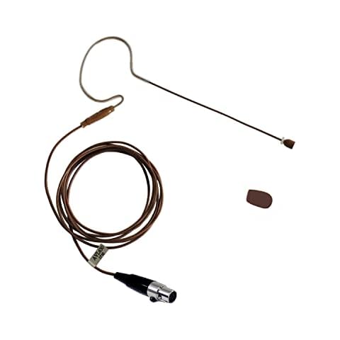 Av-jefes AVL-630CC-SH4 Cocoa Color Earhook Mini Headset Microphone for Shure Cover