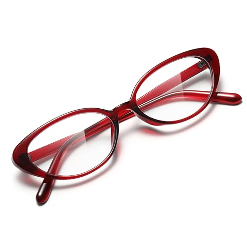 BLENDME Ultralight Cat Eye Blue Light Glasses for Woman Anti Glare Reduce Eyestrain Gaming/Computer/Screen