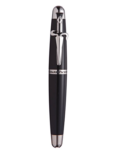 Bolígrafo roller Cesare Paciotti SL0113 negro para firmas de oficina y contratos